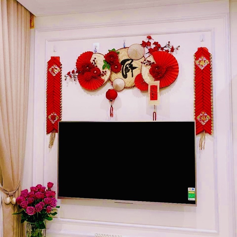 Sét khánh tết trang trí nhà cửa, phòng khách, quán ăn