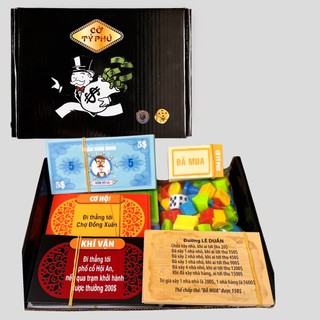 Trò chơi Cờ tỷ phú tiếng Việt phiên bản địa danh Việt Nam dành cho 2-4 người chơi