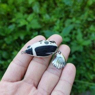 Nhái hơi S1000 mini lưỡi độ - mồi câu cá lóc