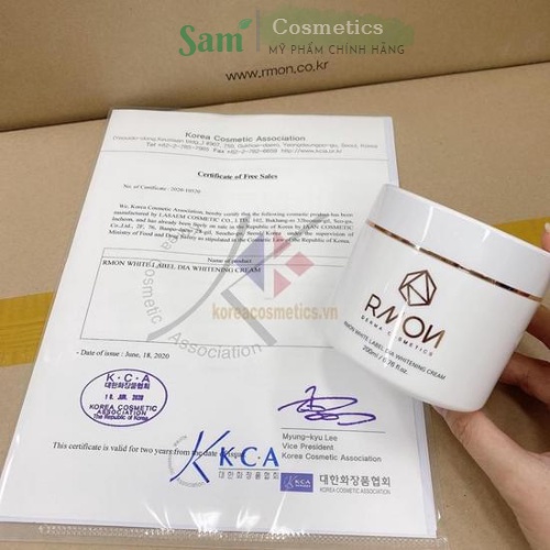 Kem dưỡng trắng da body Rmon White Label Dia Whitening Cream 200ml, Bật tông, Làm trắng da, da sáng tư nhiên | BigBuy360 - bigbuy360.vn