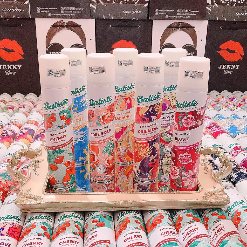 Dầu Gội Khô Batiste Dry Shampoo 200ml
