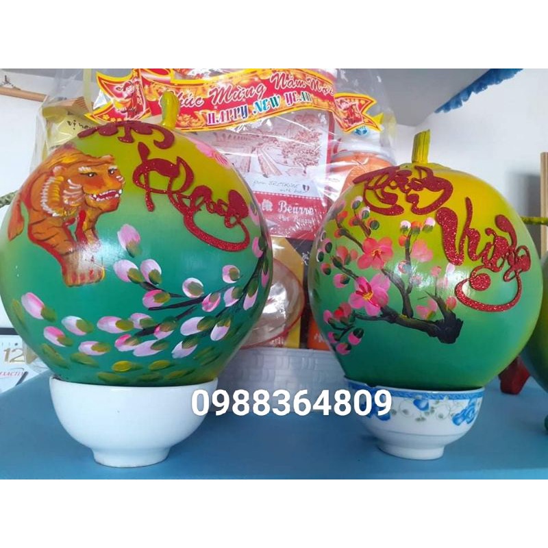 Chữ thư pháp kim tuyến kèm keo 6,5cm giá sỉ