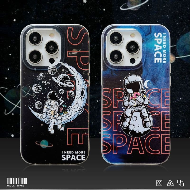 Ốp Điện Thoại Hình Phi Hành Gia Hoạt Hình Dễ Thương Cho iphone 14 Pro Max i14 plus 13 Pro Max i13 13pro i11 12Pro 12 Pro Max