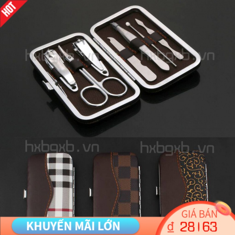 [Hàng mới về] Set 7 dụng cụ cắt móng chuyên nghiệp kèm hộp đựng