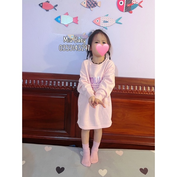 Váy xuông da cá bé gái du xịn