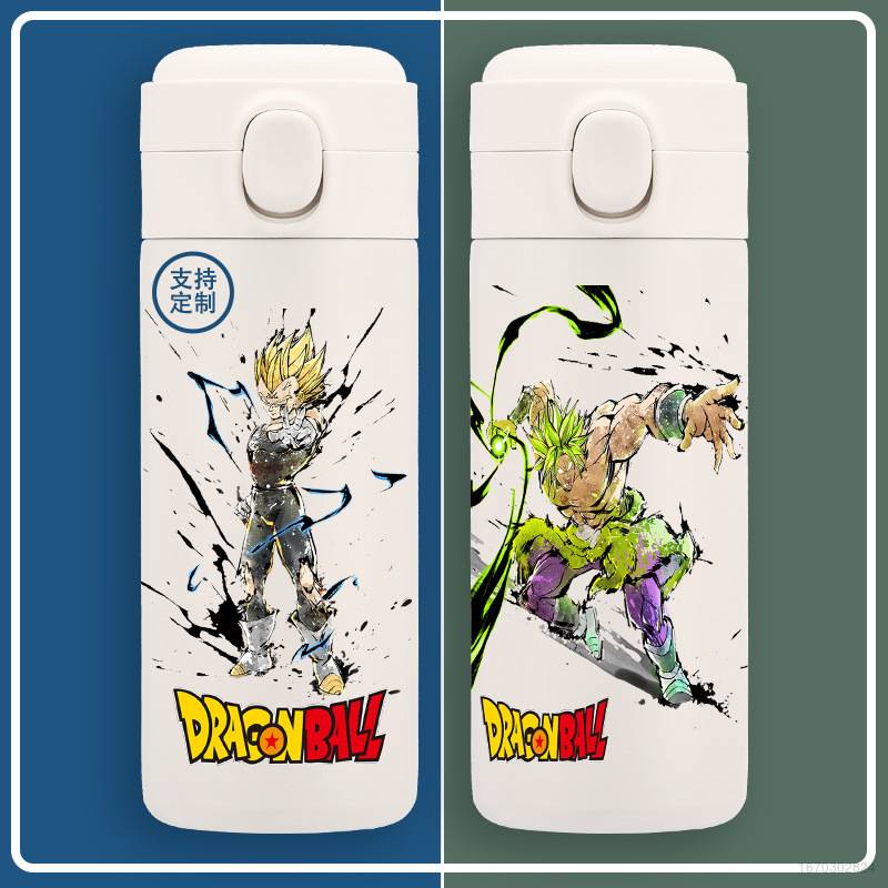 Bình Nước Giữ Nhiệt Hình super saiyan Trong Phim Dragon ball SQ2 2SQ