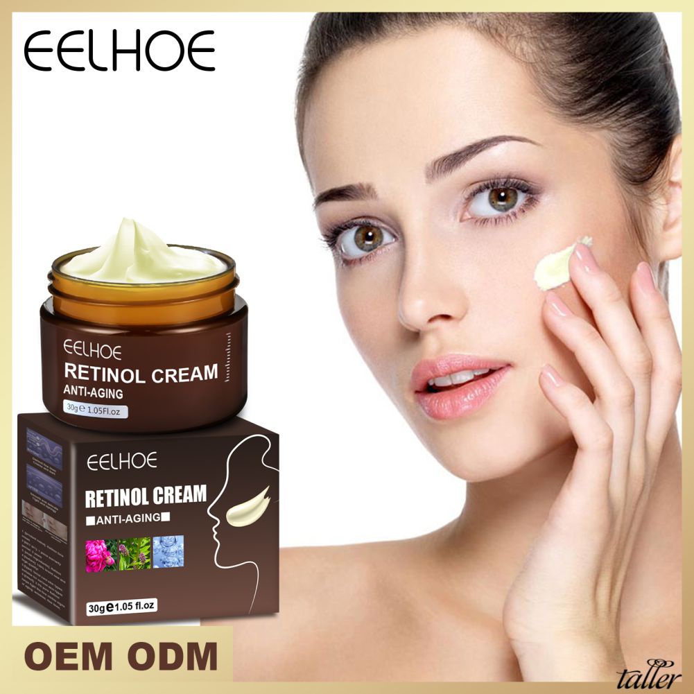 ✧Ready Stcok Eelhoe Kem Mặt Retinol Chống Lão Hóa Loại Bỏ Nếp Nhăn Làm Săn Chắc Nâng Làm Sáng Dưỡng Ẩm Nếp Nhăn Chăm Sóc Da Mặt Cao Hơn