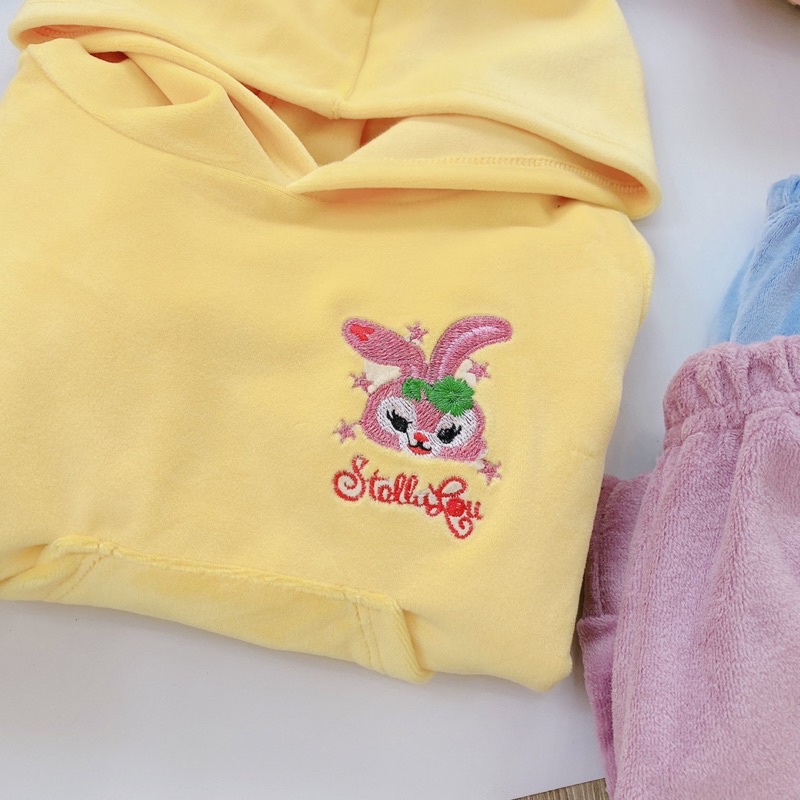 (sỉ ) Sét bộ nhung mềm mịn vải nhung qc đẹp cho bé trai bé gái(8-18kg)