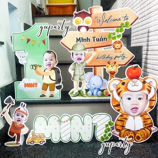 Set Chibi Thôi Nôi Sinh Nhật Cho Bé Dễ Thương