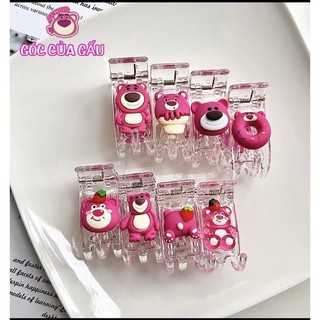 Kẹp tóc 3 răng gấu dâu lotso