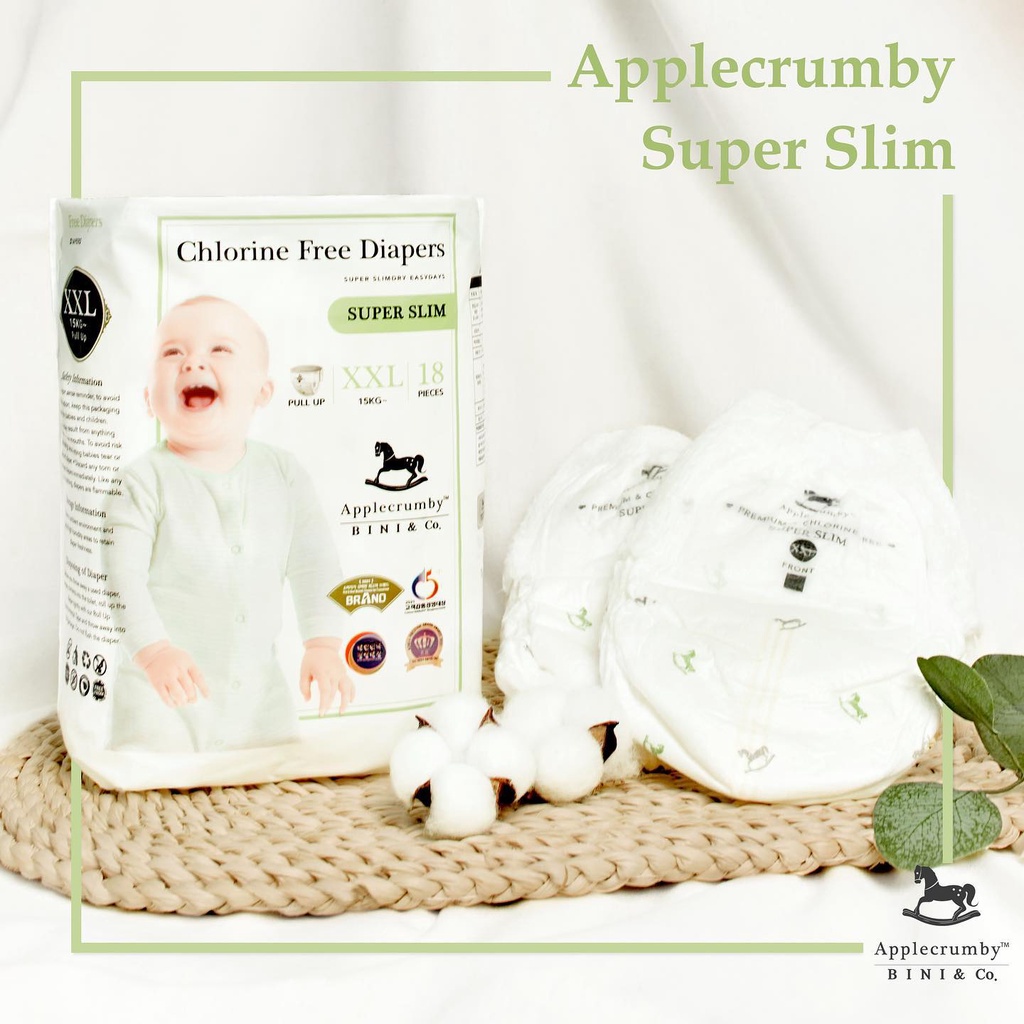 Chính hãng miếng thử tã bỉm applecrumby supper slim mẫu mới 2022 bản hàn - ảnh sản phẩm 1