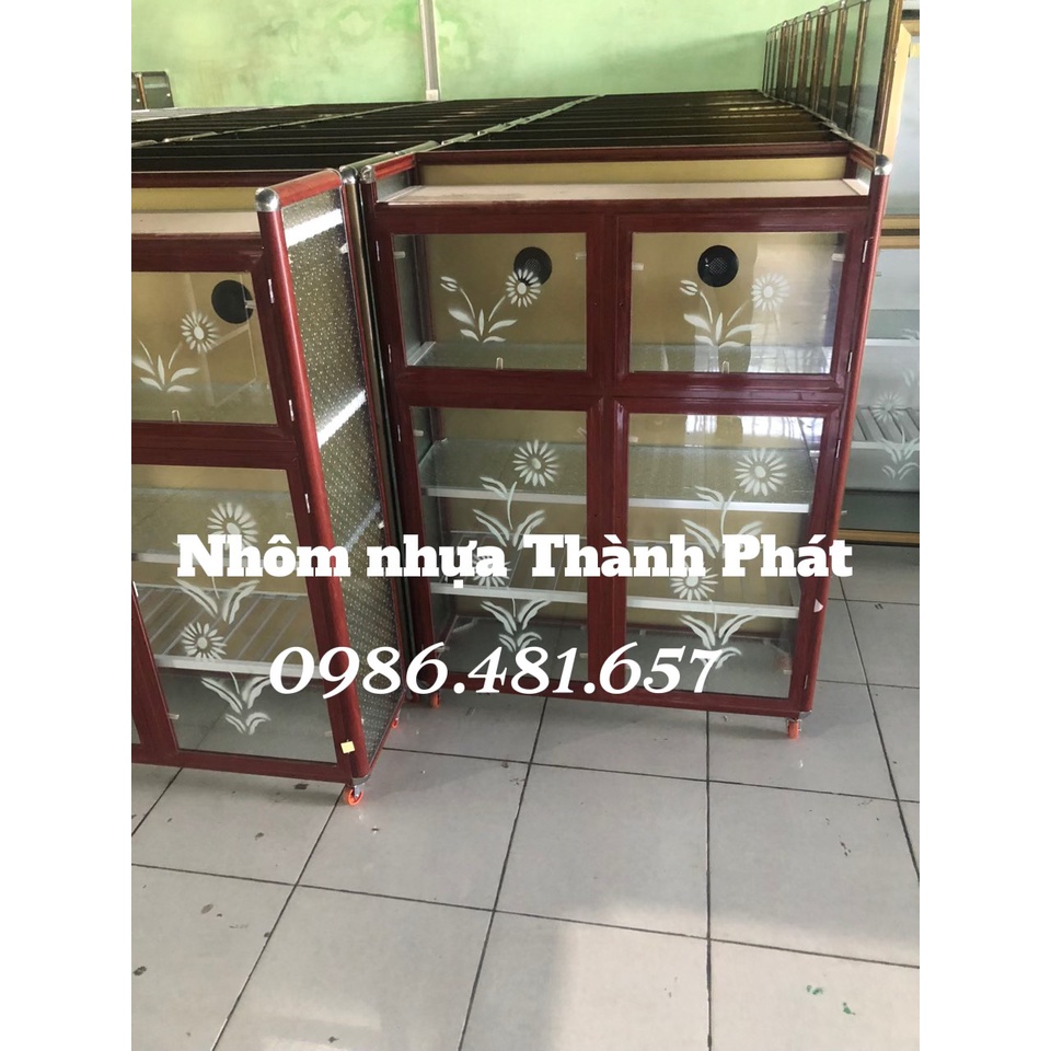 TỦ CHÉN NHÔM KÍNH CAO CẤP GIÁ RẺ