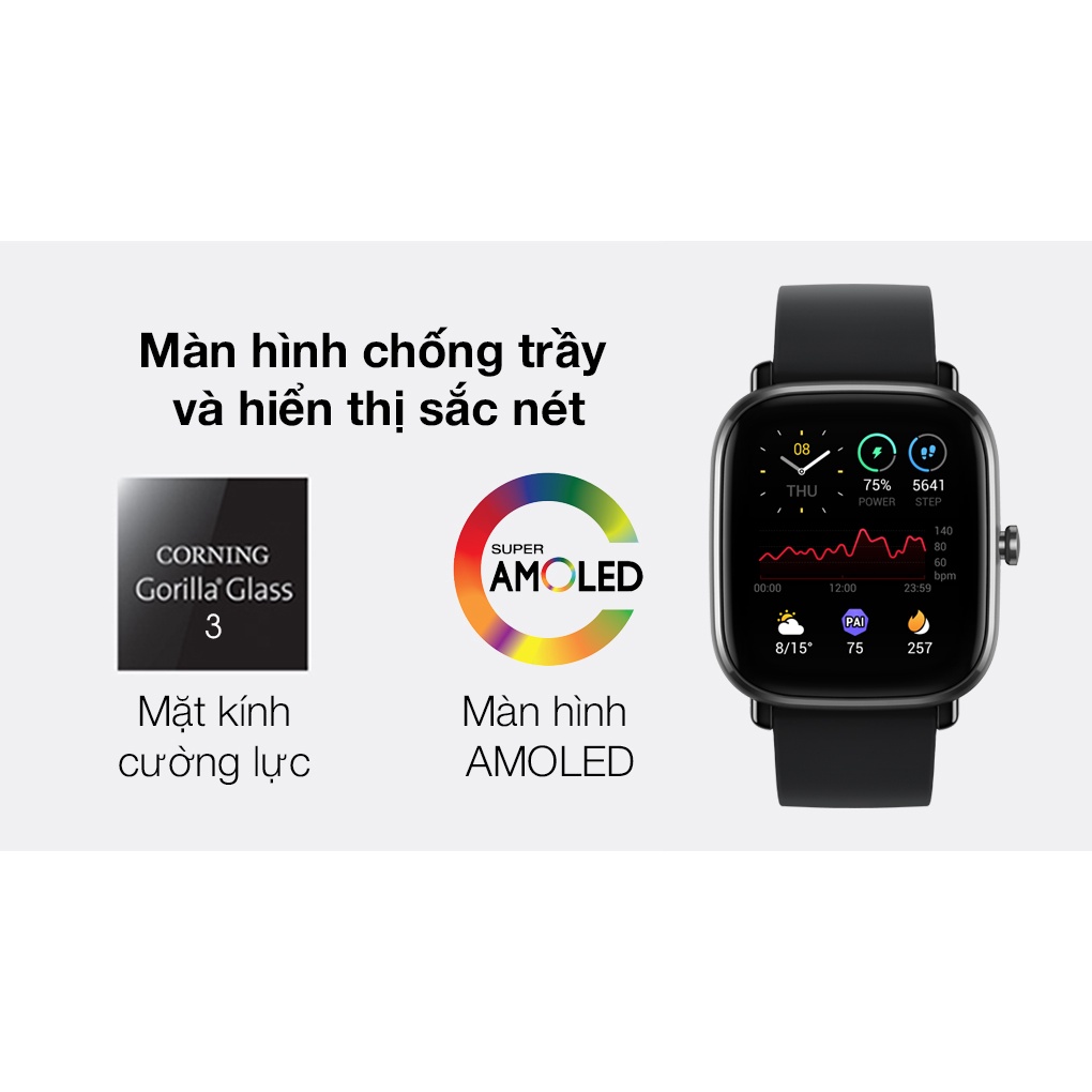 Đồng Hồ Thông Minh Amazfit GTS 2 Mini | Tiếng Việt | Hàng Chính Hãng | Bảo Hành 12 Tháng | Mimax Store