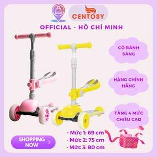Xe trượt scooter centosy s8 cao cấp - bánh phát sáng, in hình ngộ nghĩnh