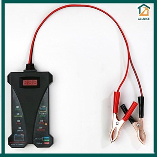 【1202】 Battery Tester 12V Digital Tester Charging System Analyzer Led Display Led