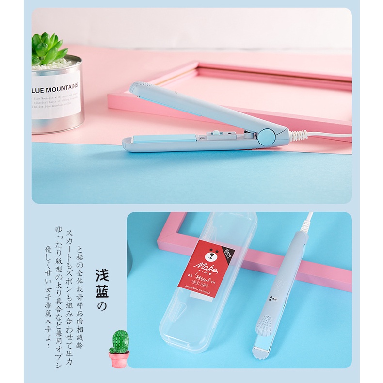 Máy Duỗi / Uốn / Duỗi Tóc Mini Thời Trang Cho Nữ