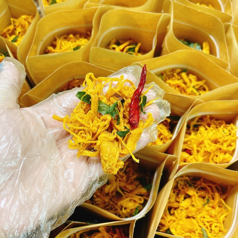 Khô Gà Lá Chanh Dùng Đường Ăn Kiêng