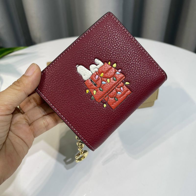 Ví C0a*ch ngắn họa tiết xinh xắn