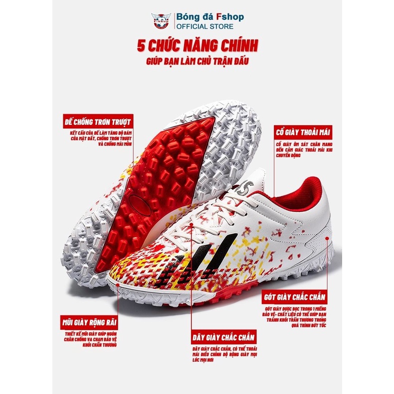 Giày Bóng Đá Sân Cỏ Nhân Tạo Parabol F01- Giày Đá Banh Sân Phủi