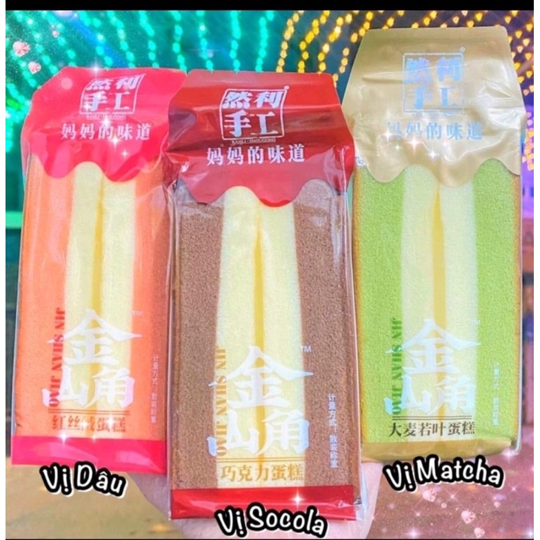 Bánh bông lan tam giác đài loan mông to ,