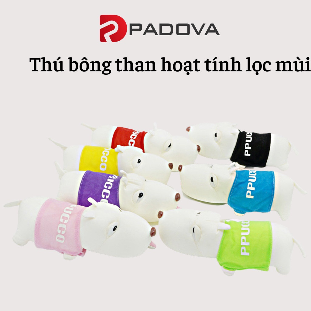 Thú Bông Lõi Than Hoạt Tính Khử Mùi, Lọc Không Khí Trang Trí Taplo Ô Tô PADOVA 5795