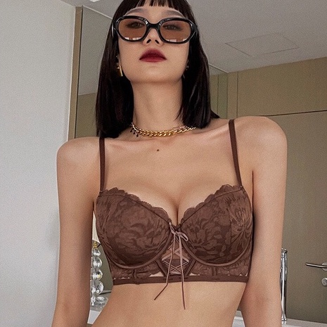 Bộ đồ lót nữ cao cấp, set đồ lót ren có gọng nâng ngực căng tròn tự nhiên sexy quyến rũ B18