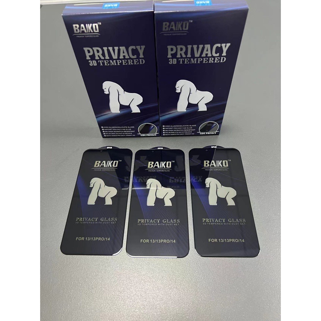 Cường lực kingkong BAIKO chống nhìn trộm và cường lực Baiko Tím chính hãng dành cho iphone