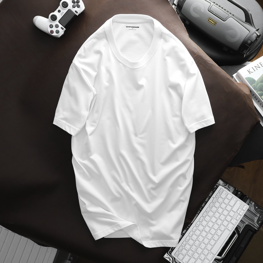 Áo thun nam Basic ICDN Lightweight chất Cotton mềm mại nhẹ thoáng mát - ATID0190