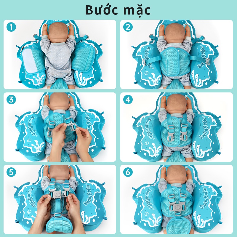 Phao Bơi Bơm Hơi Có Mái Che Nắng Thiết Kế Dễ Thương Cho Bé
