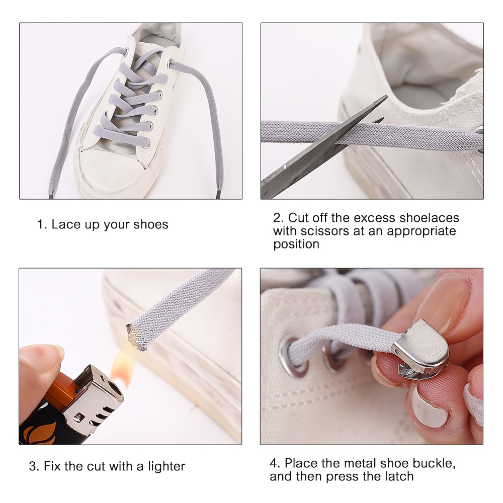 Dây Buộc Giày Co Giãn Chống Rơi Kiểu Dáng Thể Thao