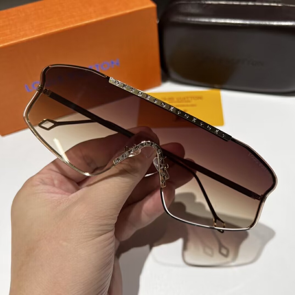 Kính Mát LV Gọng Kim Loại Phong Cách Vintage Sang Trọng Cho Nam Và Nữ
