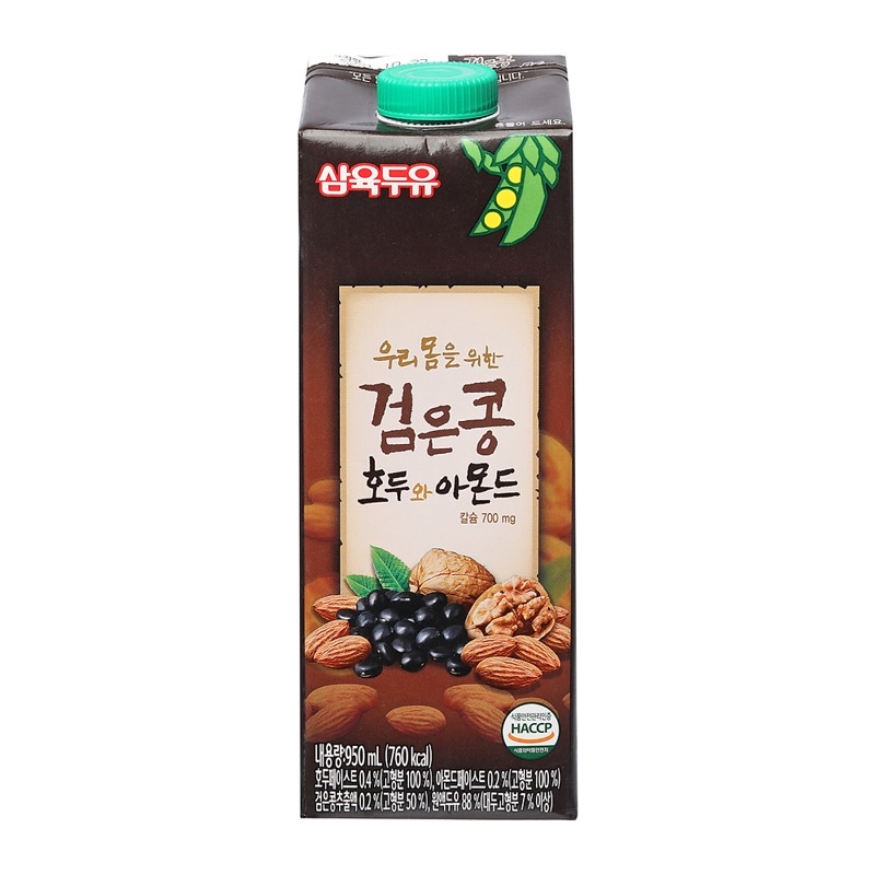 Sữa đậu đen óc chó, hạnh nhân 950ml