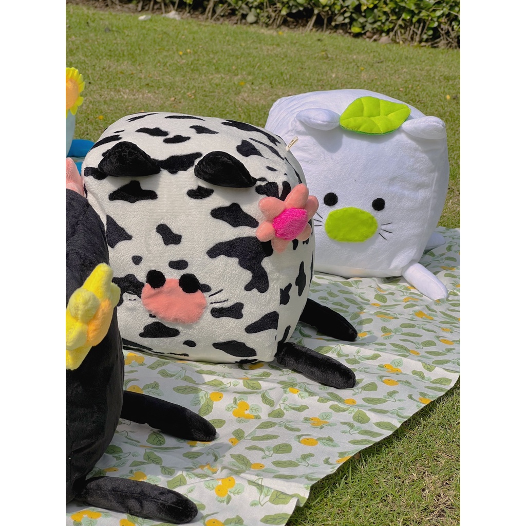 Mè Léo Đáng Yêu 18x18x18cm - gấu bông đình may