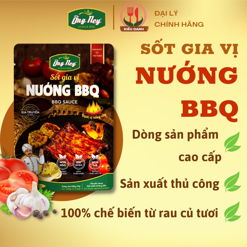 Sốt Nướng BBQ Ông Ney cao cấp từ rau củ thật