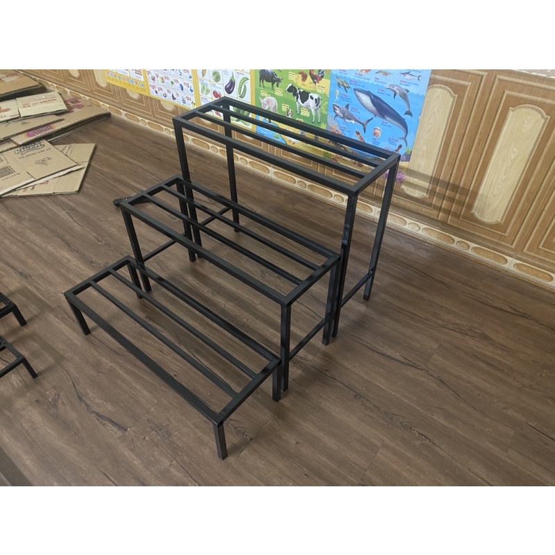 Combo kệ kê chậu trồng rau 1,2,3 tầng