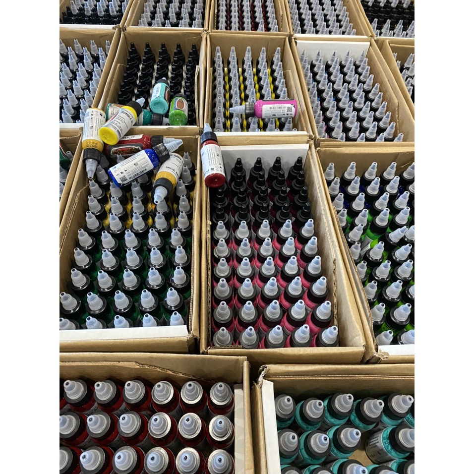 Mực xăm hình Eternal Sky Blue màu Xanh Dương Nhạt tem mới chính hãng dùng cho tattoo