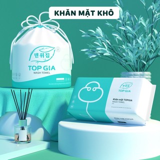 Khăn vải khô đa năng Top Gia, khăn khô đa năng  vệ sinh cho bé hoặc tẩy trang