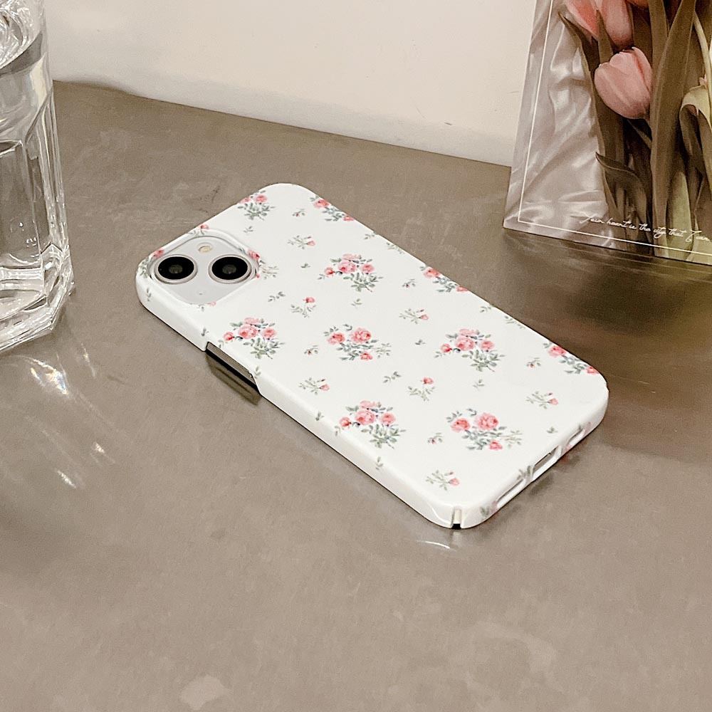 Ốp Điện Thoại Cứng Hình Hoa Cho iPhone X Xs Xr Xsmax 11 11ProMax 12 12Pro 12ProMax 13 13Pro 13ProMax 14 14Pro 14Plus 14ProMax