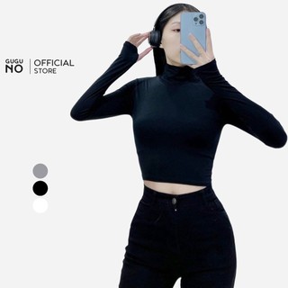 Áo thun nữ form rộng Guguno cotton cổ tròn in basic