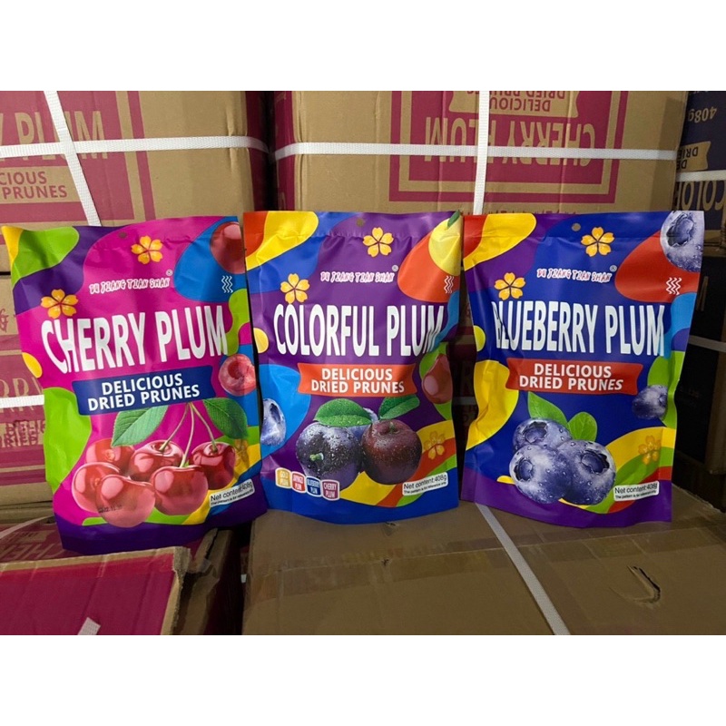 Ô Mai Cherry - Việt Quất - Ô Mai Trái Cây Weisiel Plum 408gr Mẫu Mới