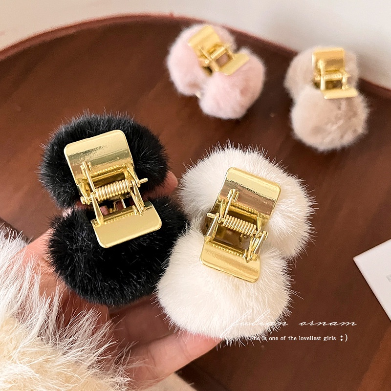 (MớI)Kẹp Tóc Đính Đá Cố Định Tóc Đuôi Ngựa Kim LoạI Thời Trang Dành Cho Nữ