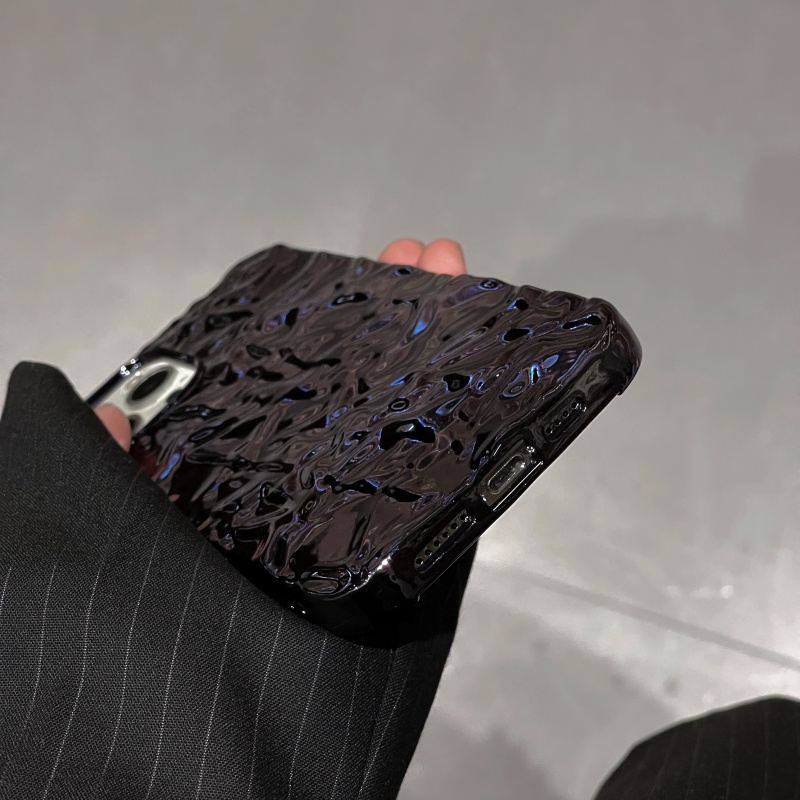 Ốp Điện Thoại Chống Sốc Họa Tiết Gợn Sóng Cá Tính Cho iPhone 14 13 12 11 Pro Max Mini XS XR X 8 7 Plus
