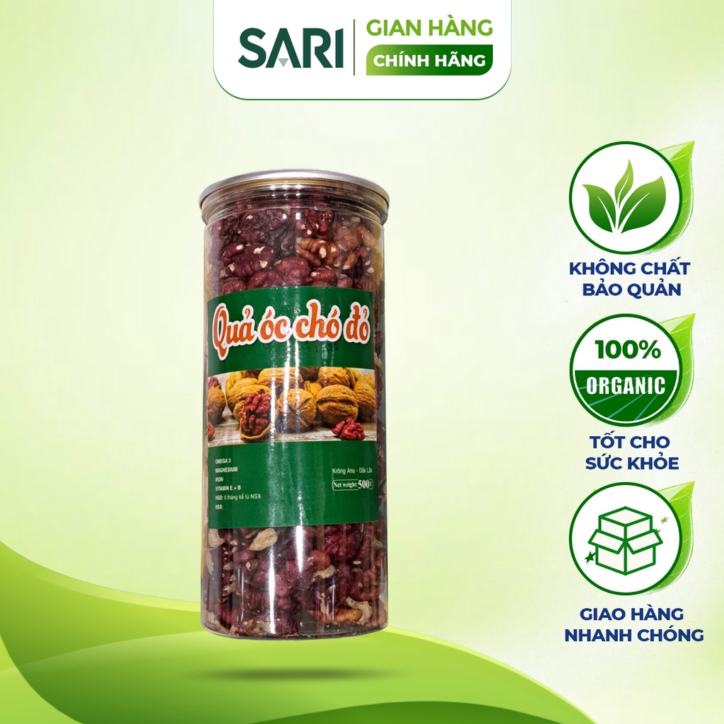 Nhân Hạt Óc Chó Đỏ nhập khẩu Mỹ 100%