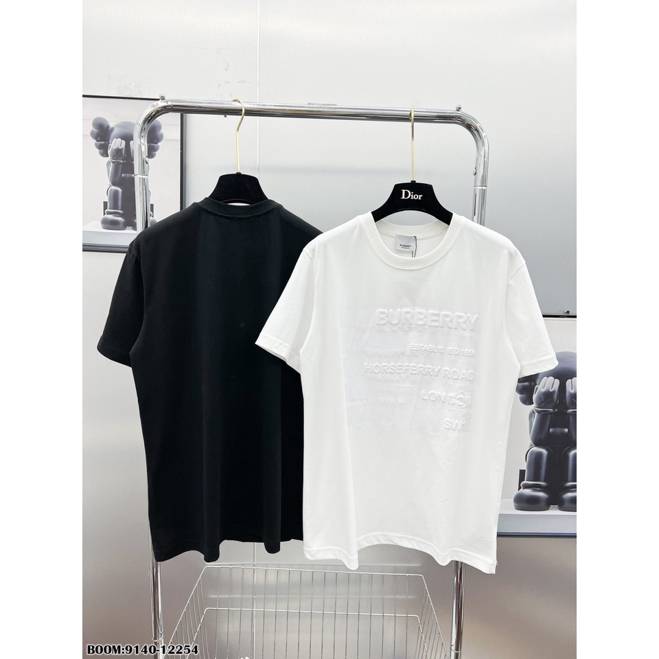 Áo Thun Nam Nữ In Chữ Nổi BBR Vải Mát Mịn - Áo Phông Nam Vân Nổi Cực Hot Trend