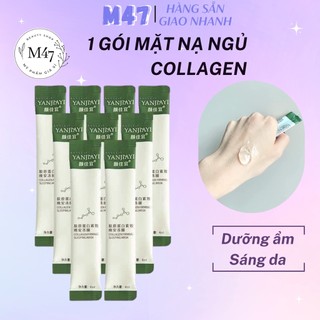Mặt nạ ngủ collagen dưỡng trắng cấp ẩm da thạch gel Firming Sleepping Mask M47 beauty