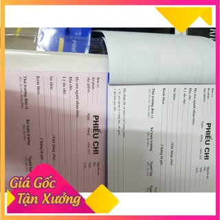 Phiếu thu- chi - xuất - nhập 2 liên
