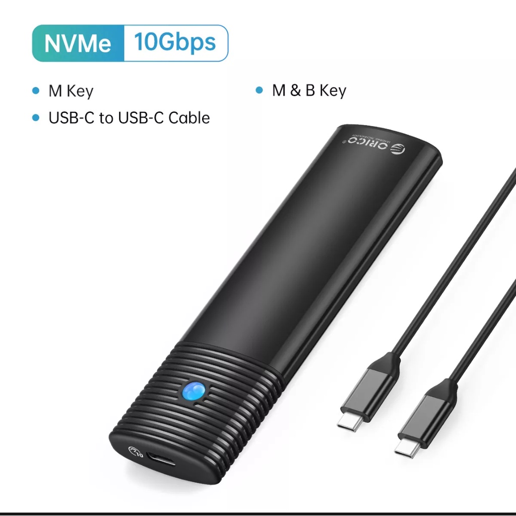 ORICO Hộp Đựng SSD 10Gbps NVMe M2 SSD NGFF B Key M + B Hộp Đựng SSD PCIe SATA Sang USB Cho Ổ Cứng Gắn Ngoài Hộp Đựng SSD