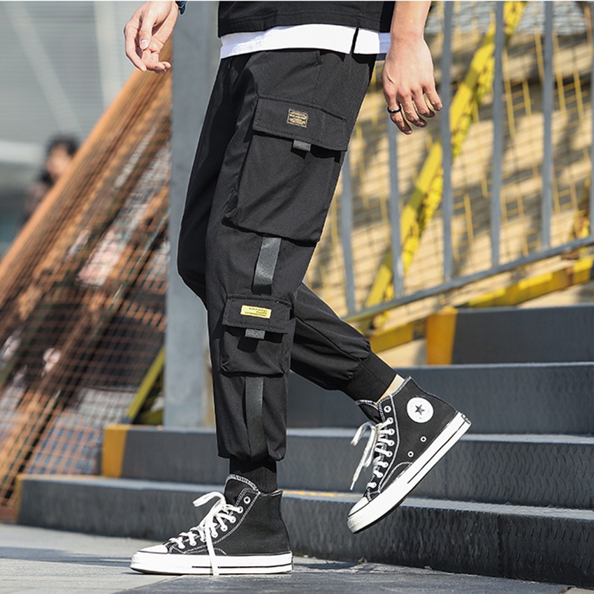 Quần jogger túi hộp thể thao nam viền dây cá tính SOZO - JOGGER NAM 9000055