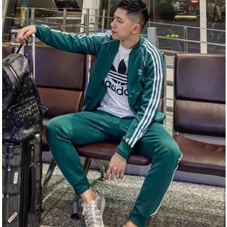 Bộ Thể Thao adidas Nam Vải Umi Thêu Logo Chắc Chắn, Bộ Quần áo adidas Thu Đông Phong Cách Thể Thao