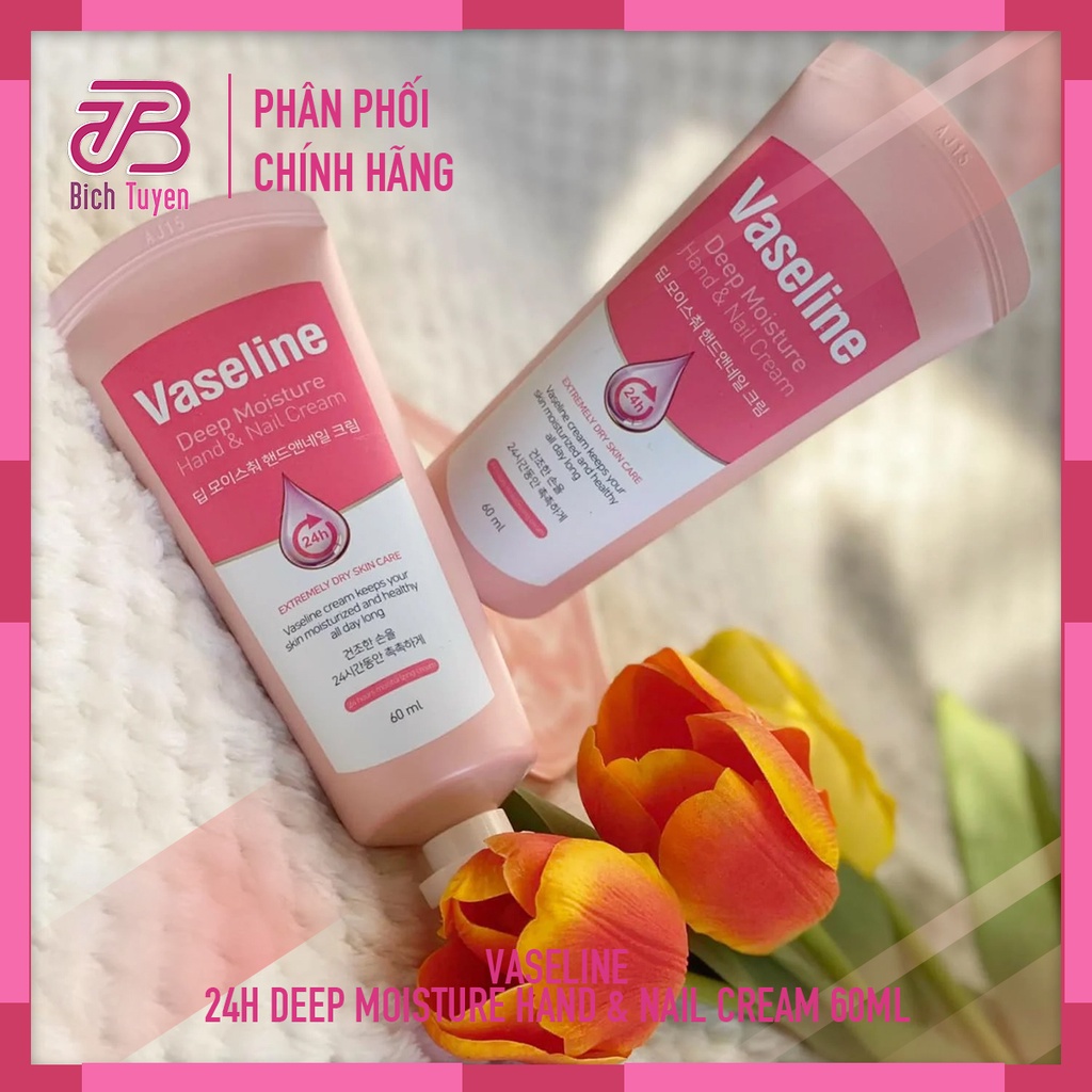 Kem Dưỡng Da Tay Và Móng Vaseline Deep Moisture Hand & Nail Cream 60ml